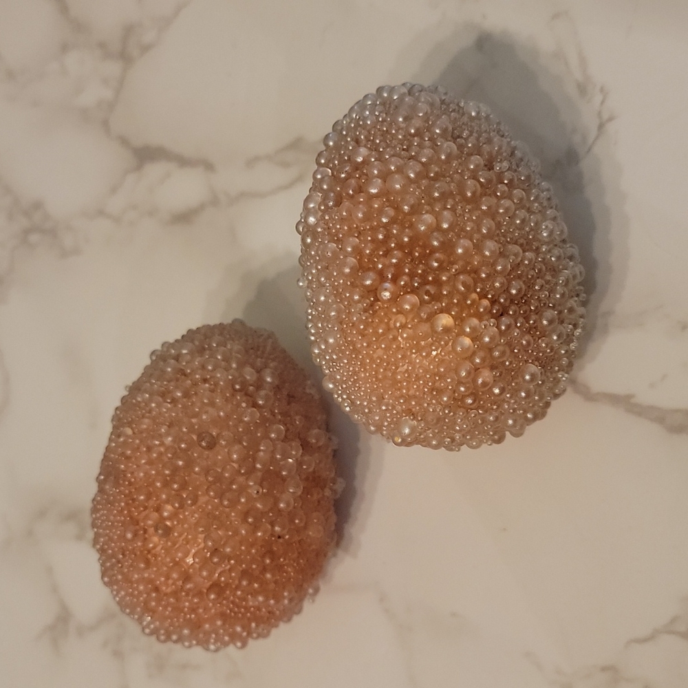 Vintage embellished Pink Easter Eggs - Picture 4 of 7